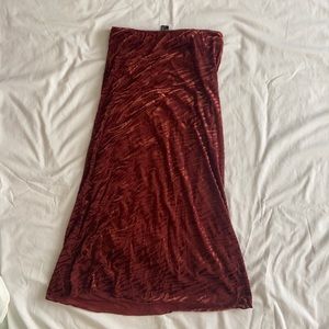 Forever 21 Zebra Print Midi Skirt